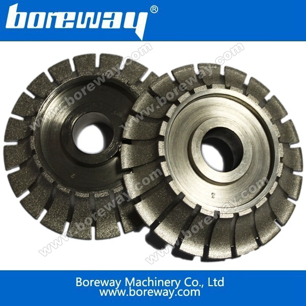 Ruota elettrolitica diamantata e ruota lucidante in resina