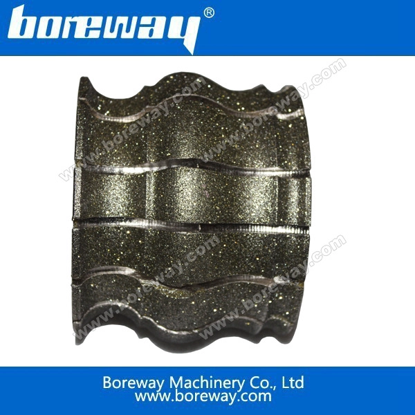 Ruota elettrolitica diamantata e ruota lucidante in resina