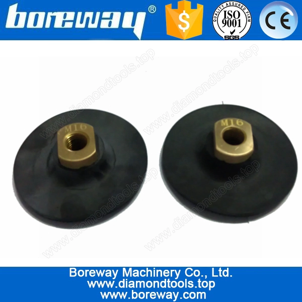 Diamond flexible backer pad for stone polishing,velcro backer pads for angle grinder