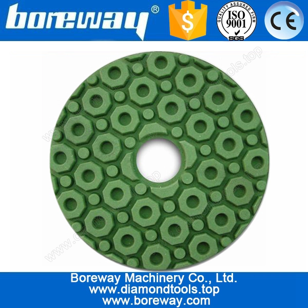 ダイヤモンド柔軟な床樹脂研磨パッド、スラブ用のパッドを研磨ダイヤモンド階