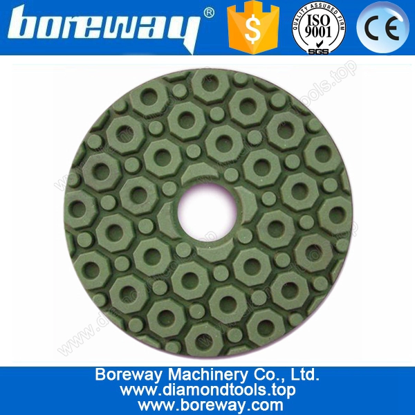 ダイヤモンド柔軟な床樹脂研磨パッド、スラブ用のパッドを研磨ダイヤモンド階