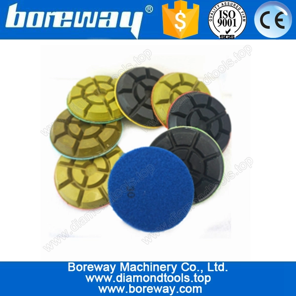 석재 용 다이아몬드 바닥 연마 패드 키트, 화강암을위한 다이아몬드 수지 연마 패드