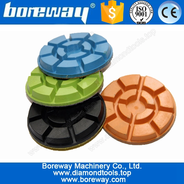 석재 용 다이아몬드 바닥 연마 패드 키트, 화강암을위한 다이아몬드 수지 연마 패드