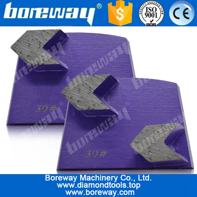 Mole diamantate con testa di levigatura a 2 punte a diamante per granito