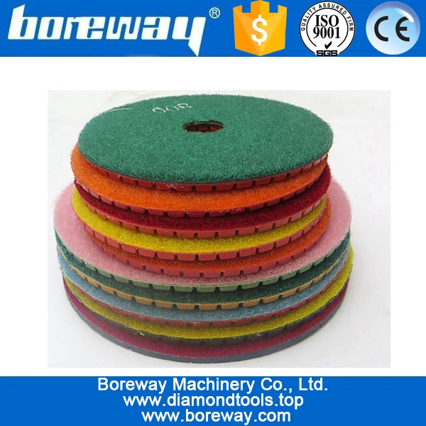Diamond polishing pads for stone ceramic concrete and so on