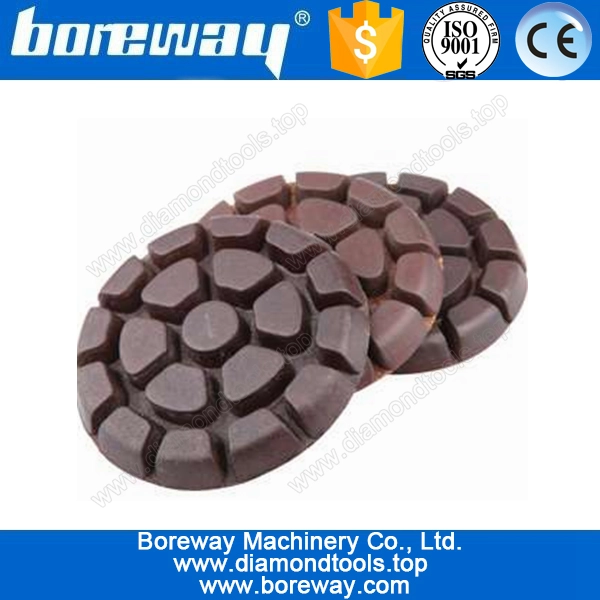 콘크리트 다이아몬드 수지 바닥 연마 연마 패드, 다이아몬드 바닥은 석재 용 연마 패드