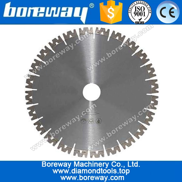 Diamond saw blade for cutting granite