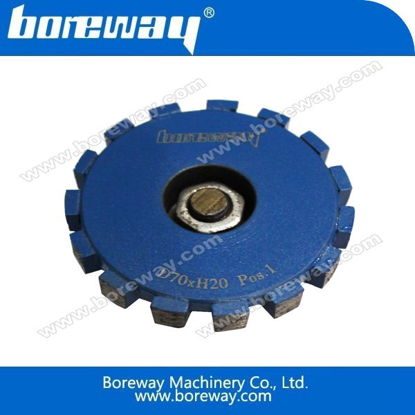 ダイヤモンドセグメント化ルータビット