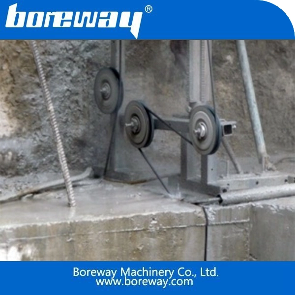 Sega di filo di diamanti per taglio di cemento armato, sega a filo diamantato per tagliare i ponti