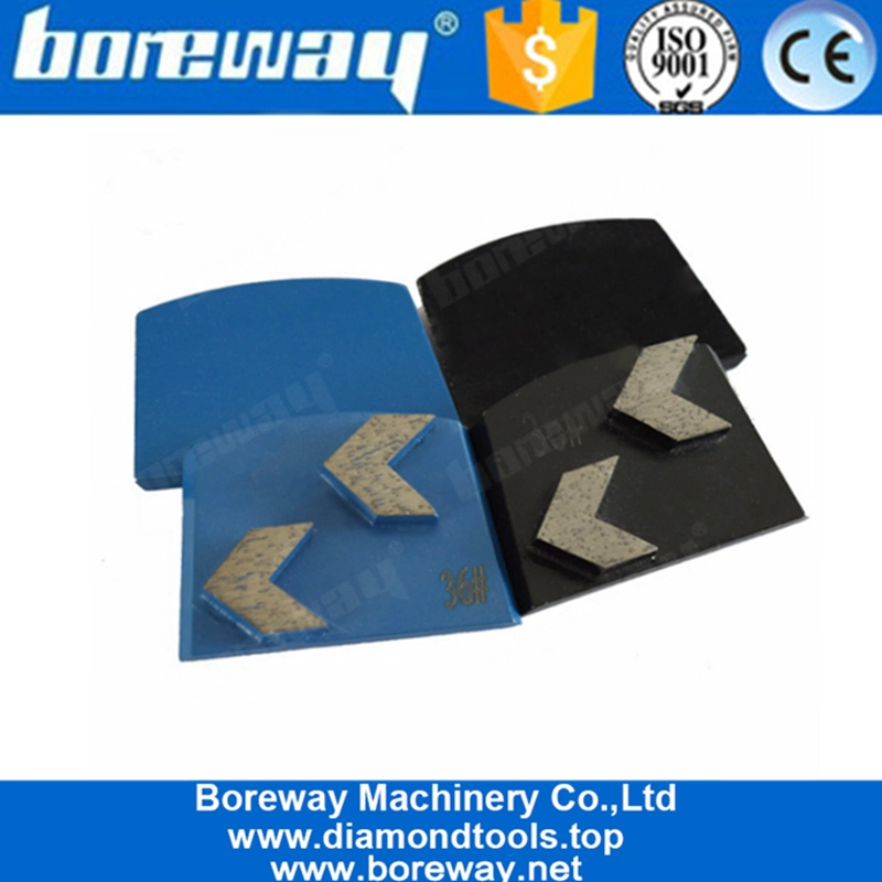 कंक्रीट एराज़ो फ्लोर के लिए डबल एरो सेगमेंट्स लवीना डायमंड ग्राइंडिंग डिस्क