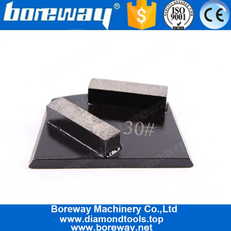 Herramientas de pulido de diamante abrasivo de segmentos de barra doble para amoladora Lavina