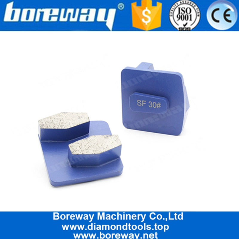 Doppel-Sechskant-Segmente Hochwertige Redi Lock Blank-Schleifpads für Beton