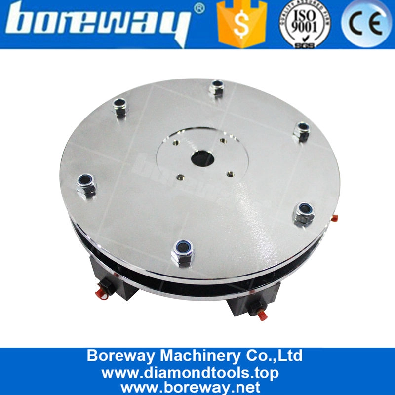 Sandblasting खत्म के लिए डबल परत वैक्यूम brazing रोटरी बुश हथौड़ा प्लेट