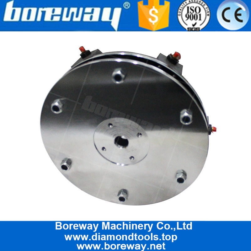 Sandblasting खत्म के लिए डबल परत वैक्यूम brazing रोटरी बुश हथौड़ा प्लेट