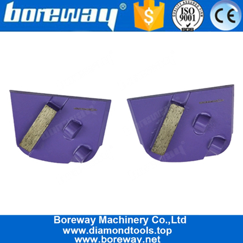 Doppie scarpe abrasive diamantate a doppio segmento PCD e barra singola per macchina Lavina