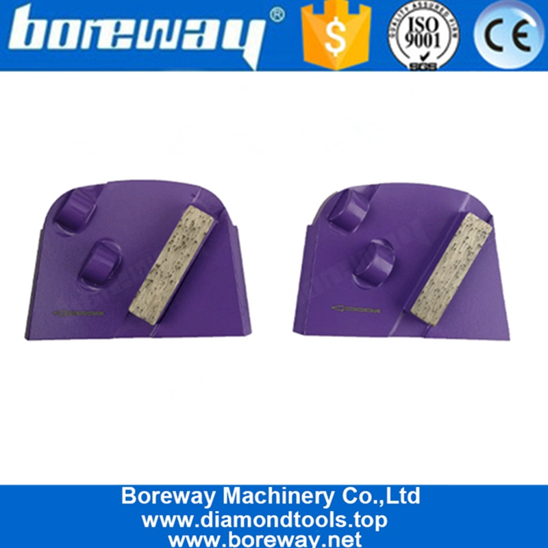 Doppie scarpe abrasive diamantate a doppio segmento PCD e barra singola per macchina Lavina