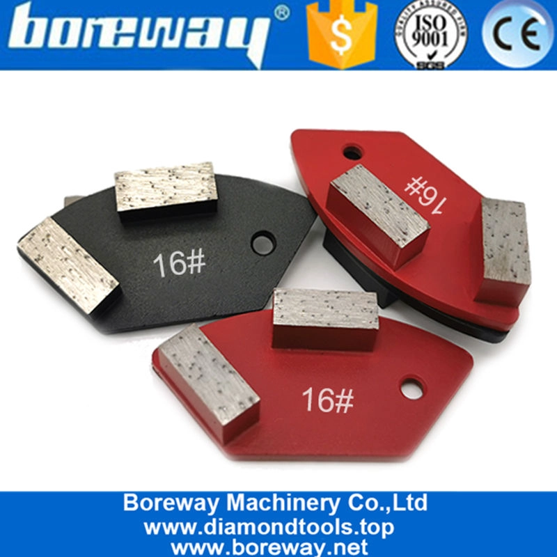 Doppelrechteck-Segmente Schleifbogen-Pad-Werkzeuge für nationale Lieferanten von Bodenschleifmaschinen