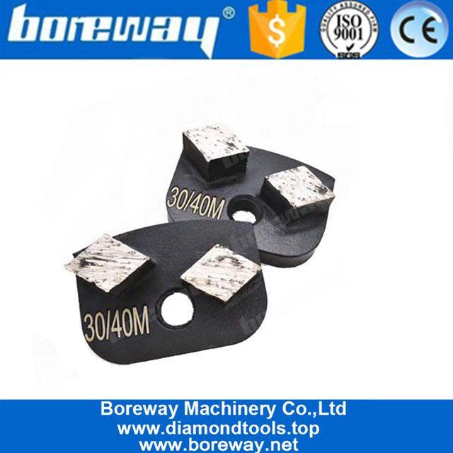 डबल रोम्बस बार्स डायमंड फ्लोर मेटल बॉन्ड पीस पैड