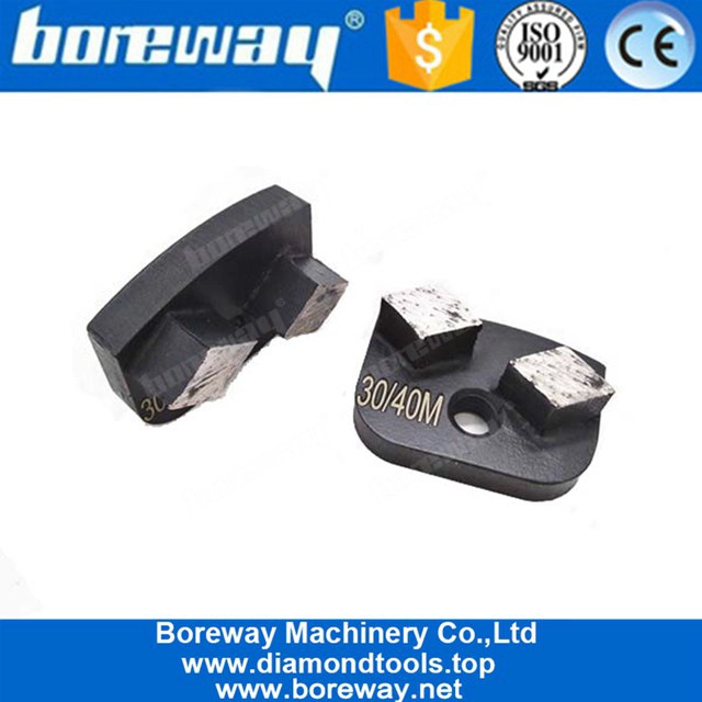 डबल रोम्बस बार्स डायमंड फ्लोर मेटल बॉन्ड पीस पैड