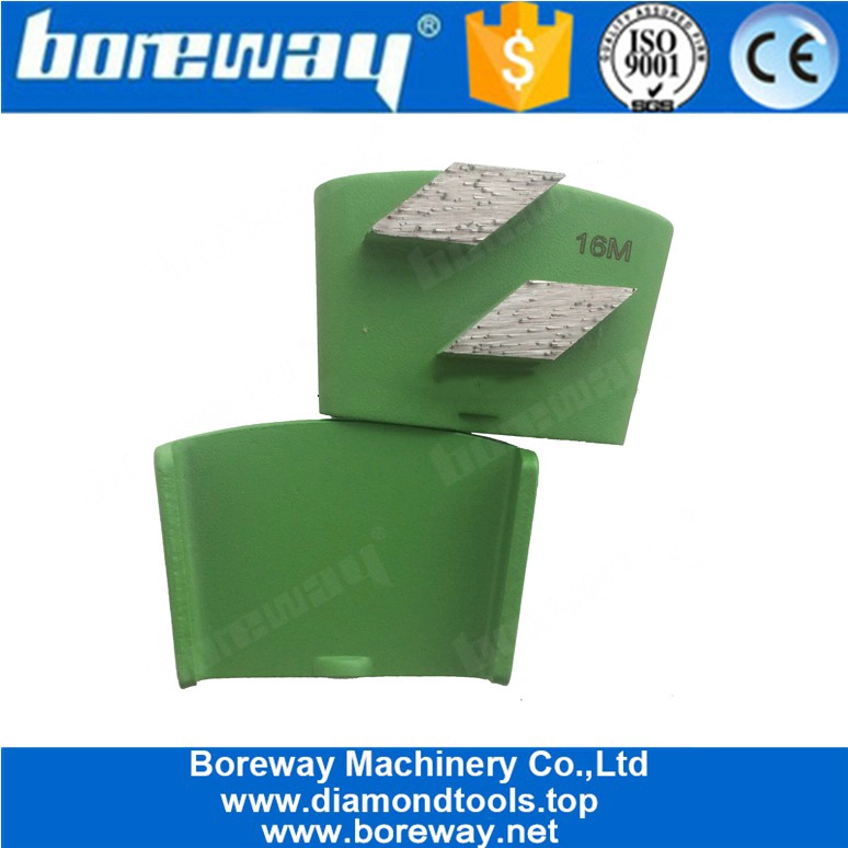 コンクリートの床を粉砕するための二重菱形HTCダイヤモンドセグメントツール