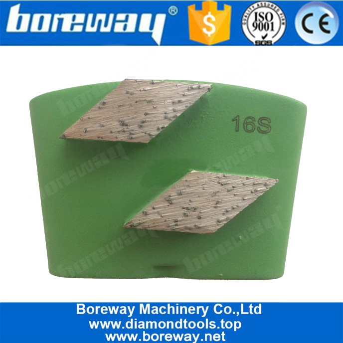 コンクリートの床を粉砕するための二重菱形HTCダイヤモンドセグメントツール