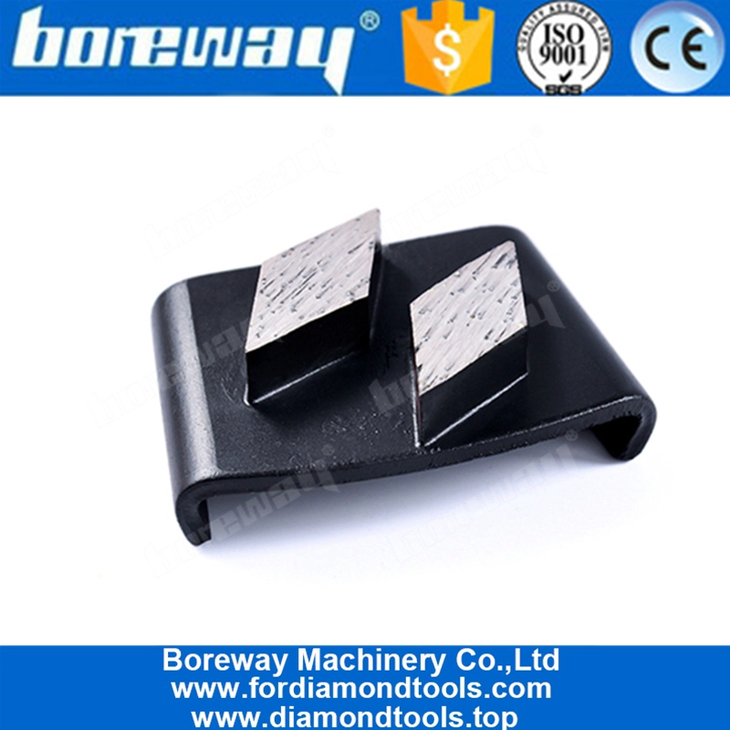 फ़्लोर ग्राइंडिंग के लिए डबल राइम्बस सेगमेंट डायमंड HTC ग्राइंडिंग शूज़