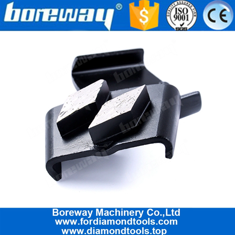 फ़्लोर ग्राइंडिंग के लिए डबल राइम्बस सेगमेंट डायमंड HTC ग्राइंडिंग शूज़