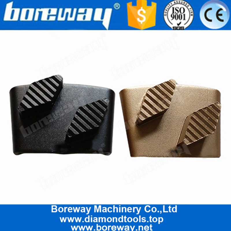 Двойной ромб сегментирует шлифовальные башмаки HTC для грубого бетонного пола Terrazzo