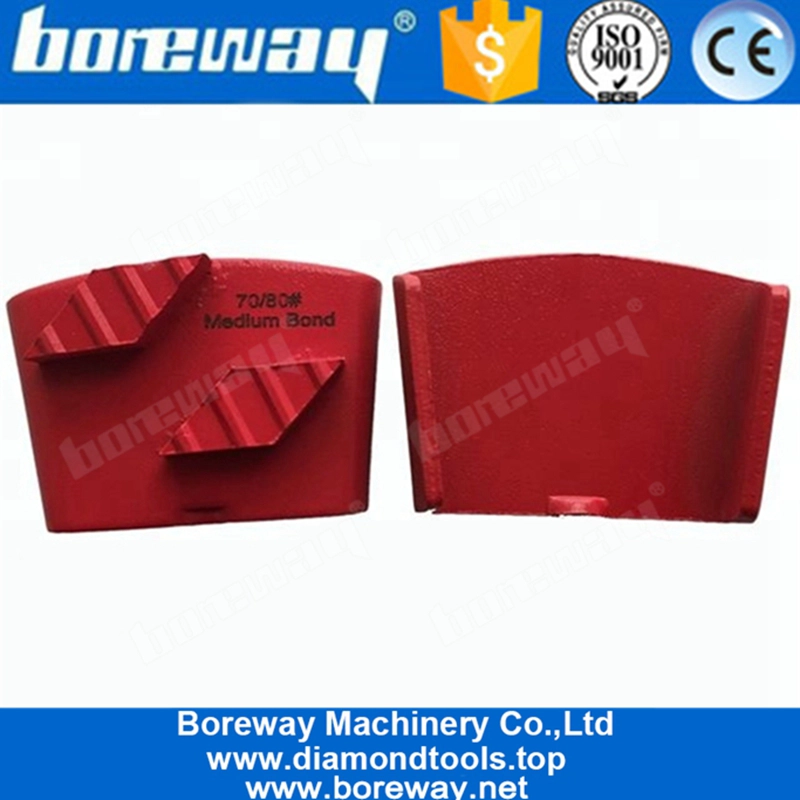 Двойной ромб сегментирует шлифовальные башмаки HTC для грубого бетонного пола Terrazzo