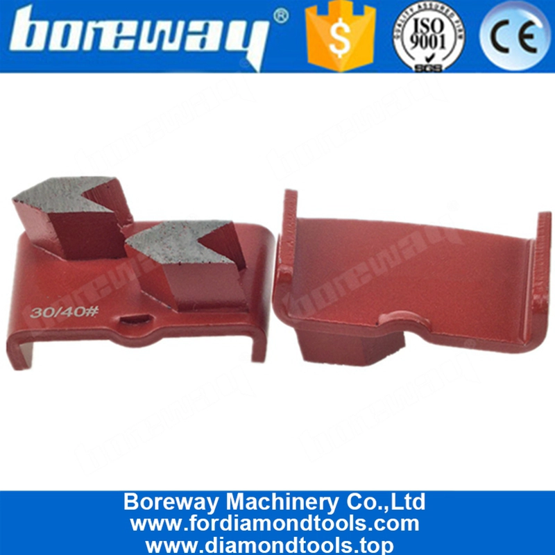 具体的なTerrazoの床のための二重区分のダイヤモンドの具体的な粉砕の靴