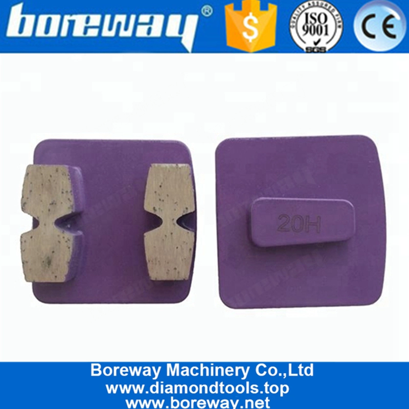 Doppelsegment-Diamant-Schleifschuhe mit hoher Schärfe für Betonboden und Steinoberfläche