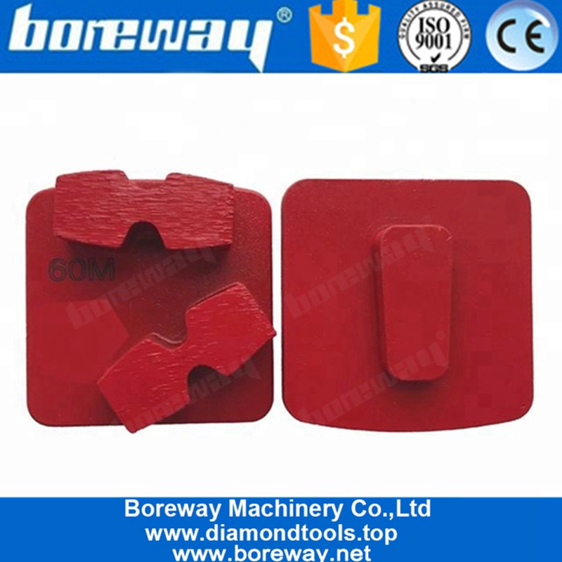 Doppelsegment-Diamant-Schleifschuhe mit hoher Schärfe für Betonboden und Steinoberfläche