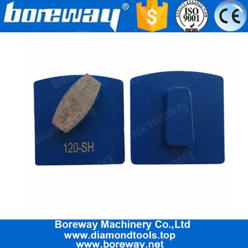 Doppelte Segmente Redi Lock Diamond Betonboden-Schleifpads für Beton