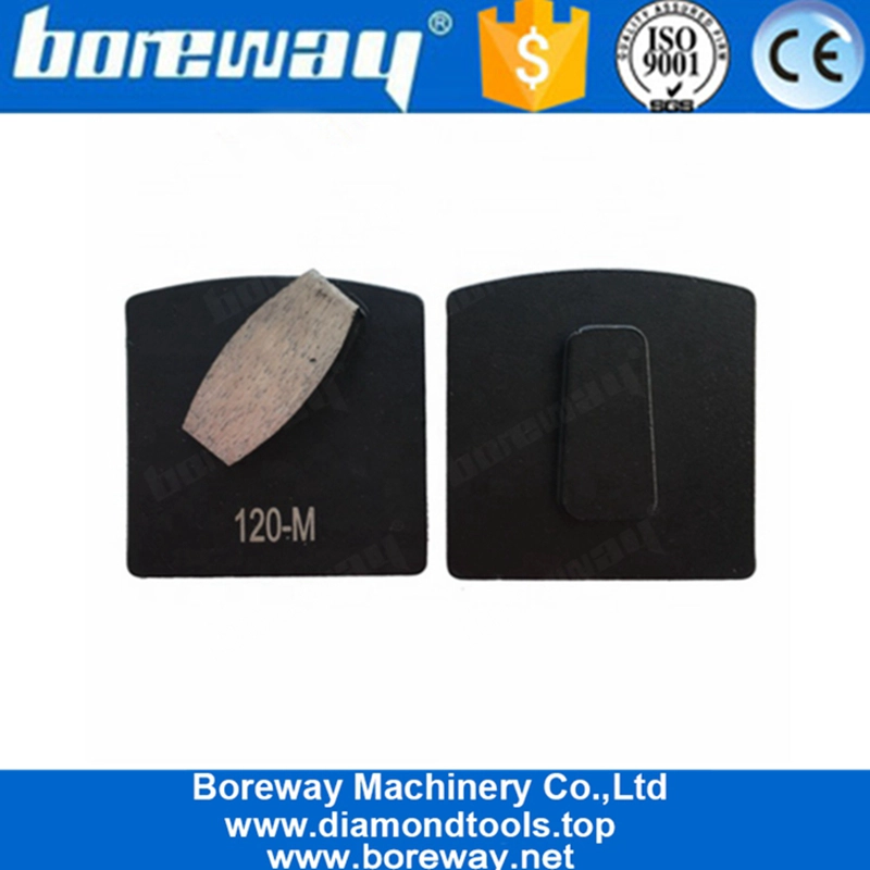 Doppelte Segmente Redi Lock Diamond Betonboden-Schleifpads für Beton