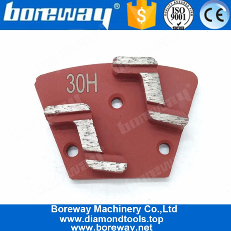 مزدوجة Z شكل قطاعات تصميم جديد شبه منحرف طحن القرص طحن أحذية للأرضية ملموسة