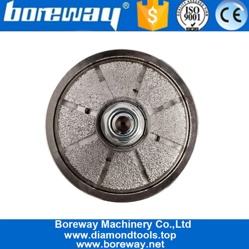 花崗岩の大理石のE20真空ろう付けダイヤモンドプロファイルホイール