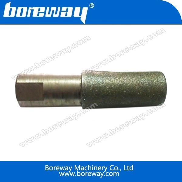 Electroplated हीरा रॉक सिर पीस