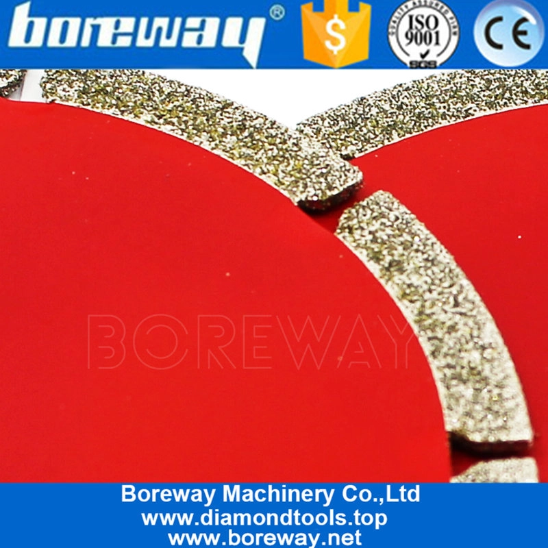 携帯角グラインダ用の電気めっきダイヤモンドの鋸刃