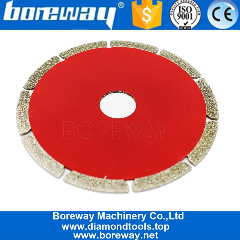 携帯角グラインダ用の電気めっきダイヤモンドの鋸刃