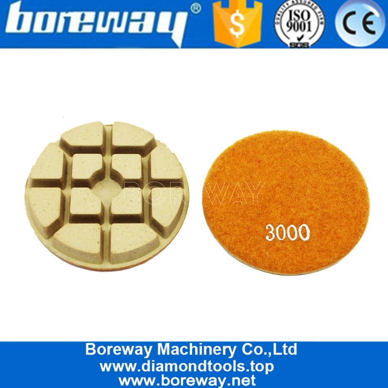 Fabrikpreis trocken und nasse Verwendung Diamantharz Polierpolster für Betonboden