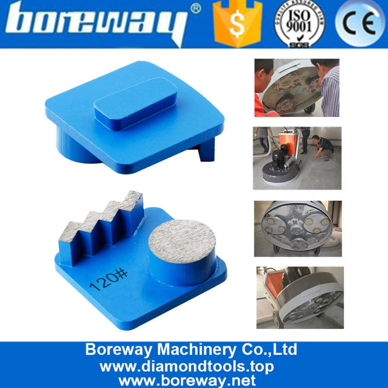 Fabrikpreis Redi Lock Betonschleifschuhe Diamantschleifplatten für Husqvarna-Maschine