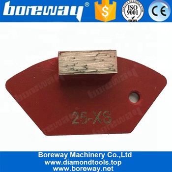 सिंगल सेगमेंट के साथ फैन शेप कंक्रीट फ्लोर ग्राइंडिंग डायमंड