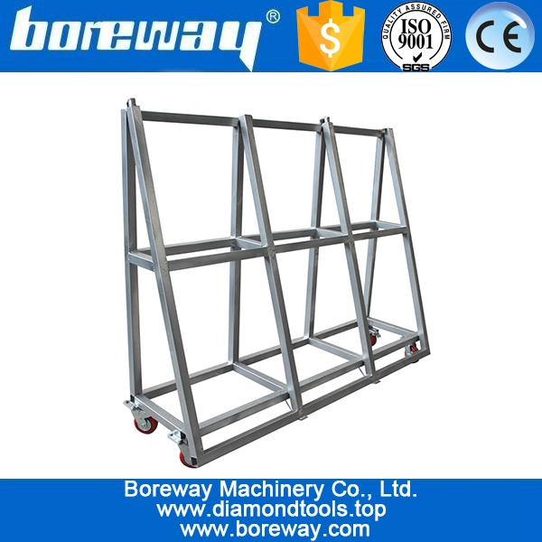 Lastre di pietra finite o semilavorati carrelli carrelli di trasporto