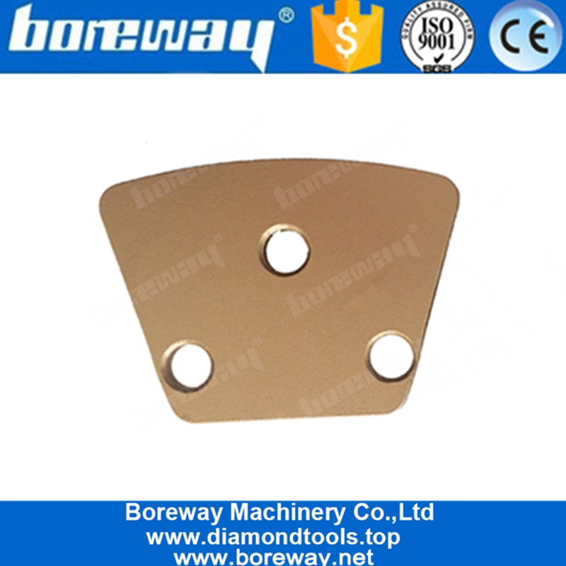 Revestimento de piso que remove a almofada de moedura do trapézio do raspador do PCD rachado com segmentos dobro