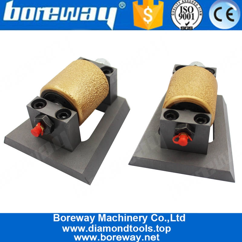 Franfurt Vacuum Brazing Bush Hammer Roller For Grinding Marble