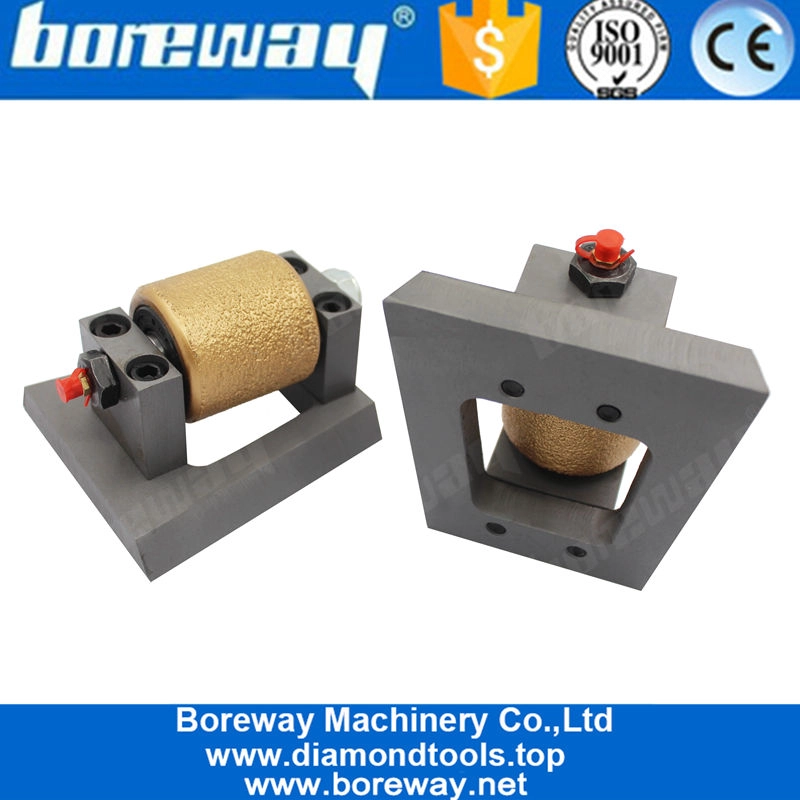 Franfurt Vacuum Brazing Bush Hammer Roller For Grinding Marble