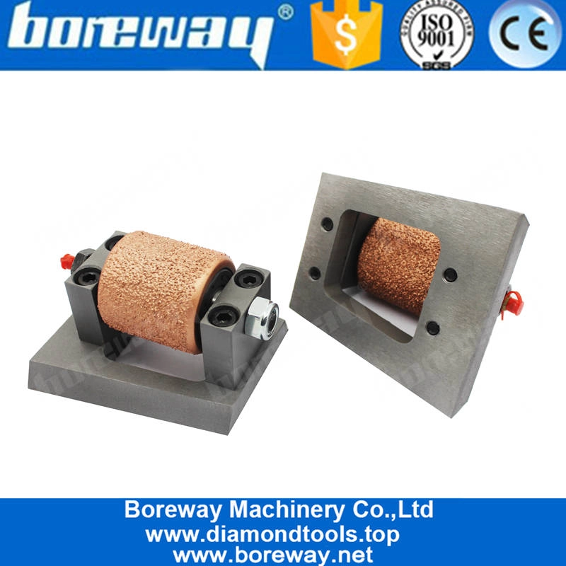 Francoforte vuoto brasato Bush Hammer Roller per la sabbiatura di superficie