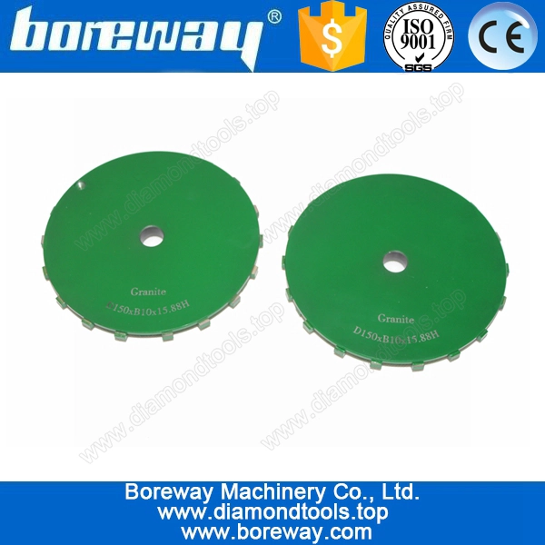 花崗岩面取りプロファイリングホイールD150、石のためのダイヤモンド研削砥石