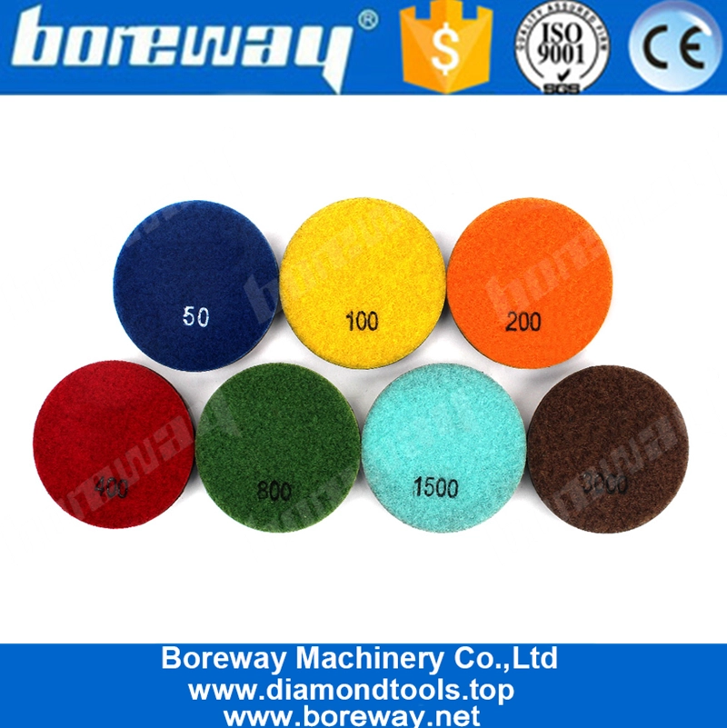 Grãos 50 # a discos de polimento de moedura do assoalho do diamante 3000 #