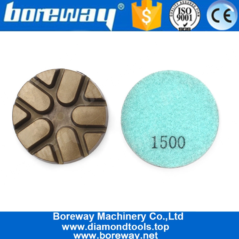 Grãos 50 # a discos de polimento de moedura do assoalho do diamante 3000 #